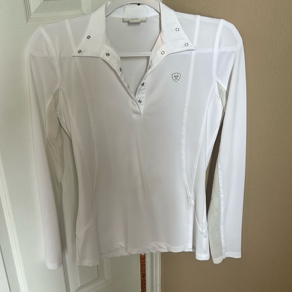 Ariat long sleeve show shirt